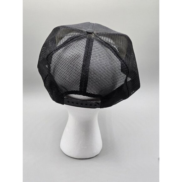 Deadstock NASA Space‎ Gold Leaf Black Snapback Trucker Mesh Hat Cap Patch Space - Picture 4 of 8